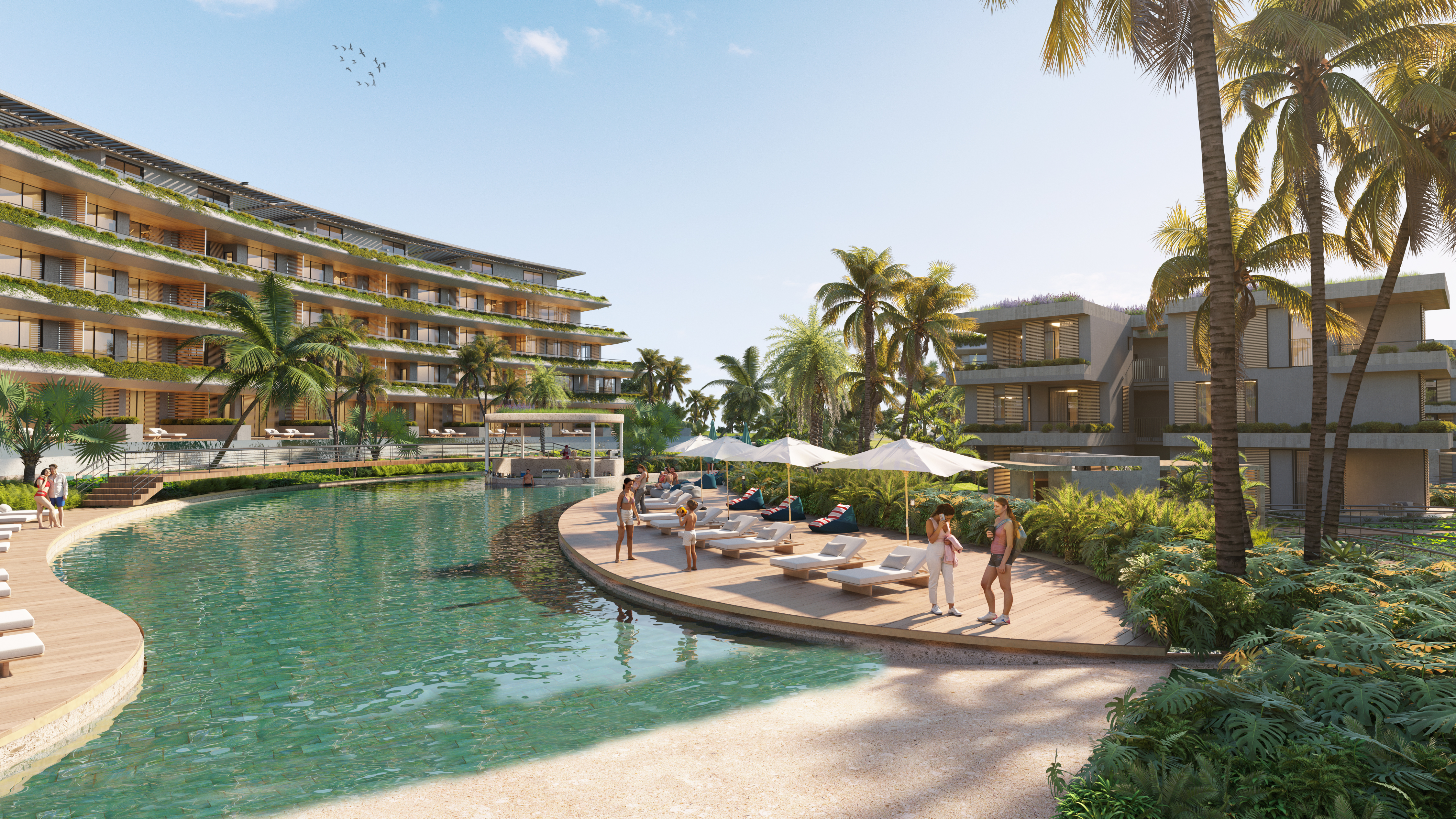 Vista nocturna River Island